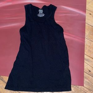 black tank top